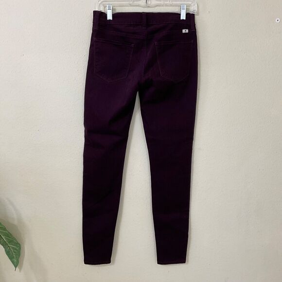 Lucky Brand Velour Jeans women’s size 4/27 Burgandy Goblin Core, Whimsgoth Punk - Picture 2 of 14